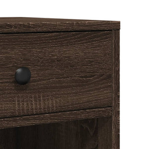 Supporto per Stampante con Ruote Rovere Marrone 60x40x68,5 cm 840645