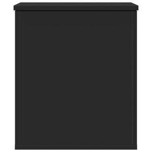 Contenitore Portaoggetti Nero 40x42x46 cm Legno Multistrato