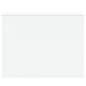 Contenitore Portaoggetti Bianco 60x42x46 cm Legno Multistrato