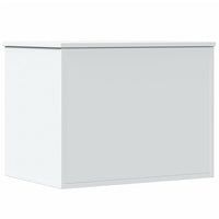 Contenitore Portaoggetti Bianco 60x42x46 cm Legno Multistrato