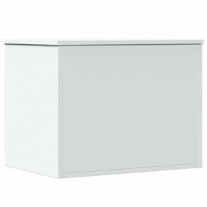 Contenitore Portaoggetti Bianco 60x42x46 cm Legno Multistrato