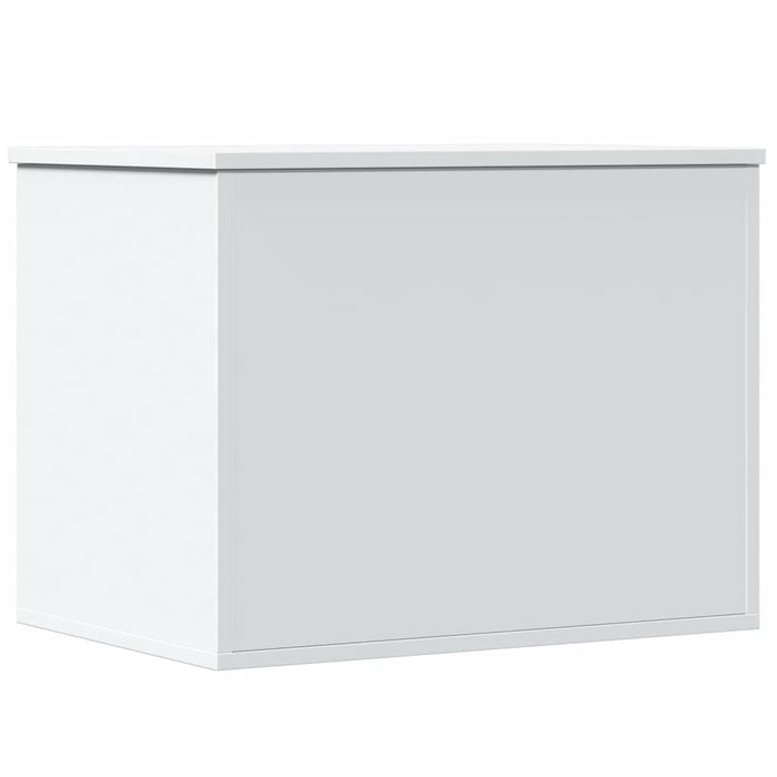 Contenitore Portaoggetti Bianco 60x42x46 cm Legno Multistrato