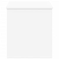 Contenitore Portaoggetti Bianco 100x42x46 cm Legno Multistrato