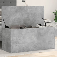 Contenitore Grigio Cemento 100x42x46 cm in Legno Multistrato 840663