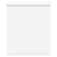 Contenitore Portaoggetti Bianco 30x35x35 cm in Truciolato