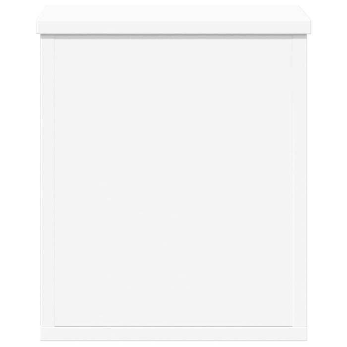 Contenitore Portaoggetti Bianco 30x35x35 cm in Truciolato