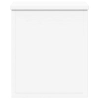 Contenitore Portaoggetti Bianco 30x35x35 cm in Truciolato 840667