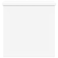 Contenitore Portaoggetti Bianco 30x35x35 cm in Truciolato