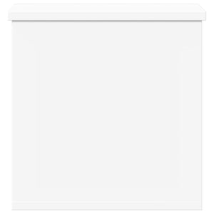 Contenitore Portaoggetti Bianco 30x35x35 cm in Truciolato