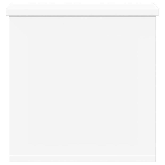 Contenitore Portaoggetti Bianco 30x35x35 cm in Truciolato