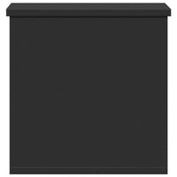 Contenitore Portaoggetti Nero 30x35x35 cm in Truciolato 840668