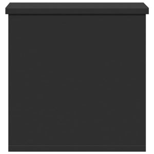 Contenitore Portaoggetti Nero 30x35x35 cm in Truciolato 840668