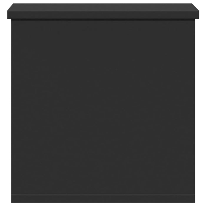 Contenitore Portaoggetti Nero 30x35x35 cm in Truciolato 840668