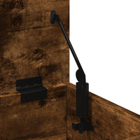 vidaXL Contenitore Portaoggetti Rovere Fumo 30x35x35 cm in Truciolato