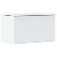 vidaXL Contenitore Portaoggetti Bianco 60x35x35 cm in Truciolato