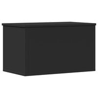 vidaXL Contenitore Portaoggetti Nero 60x35x35 cm in Truciolato
