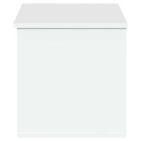 vidaXL Contenitore Portaoggetti Bianco 90x35x35 cm in Truciolato