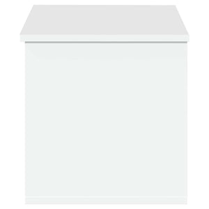 vidaXL Contenitore Portaoggetti Bianco 90x35x35 cm in Truciolato