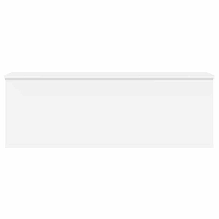 Contenitore Portaoggetti Bianco 102x35x35 cm in Truciolato 840688