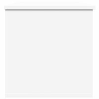 vidaXL Contenitore Portaoggetti Bianco 102x35x35 cm in Truciolato