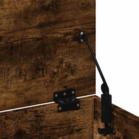 vidaXL Contenitore Portaoggetti Rovere Fumo 102x35x35 cm in Truciolato