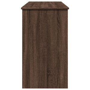 vidaXL Toeletta con Specchio Rovere Marrone 100x45x76 cm