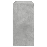 Toeletta con Specchio Grigio Cemento 80x39x80 cm 840705