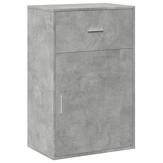 Armadietto Grigio Cemento 56,5x39x90 cm in Legno Multistrato 840712