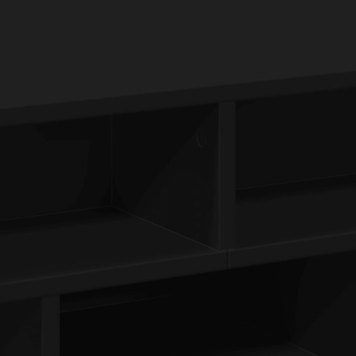 Tavolino da Salotto Nero 70x70x29 cm in Legno Multistrato 840745