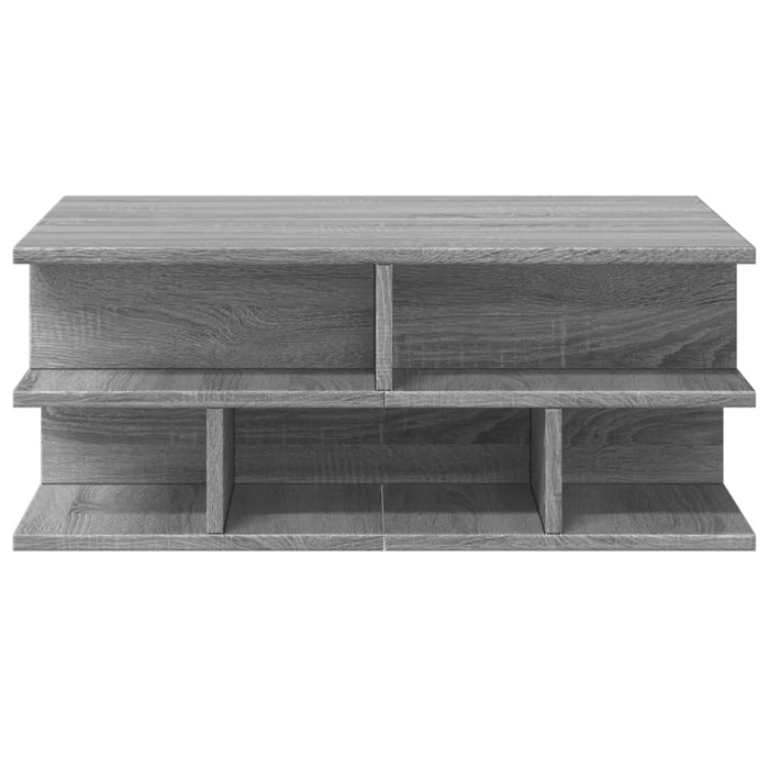 Tavolino da Salotto Grigio Sonoma 70x70x29 cm Legno Multistrato 840749