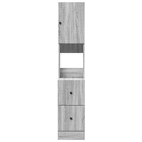 Mobile da Cucina Grigio Sonoma 35x50x180cm in Legno Multistrato 840763