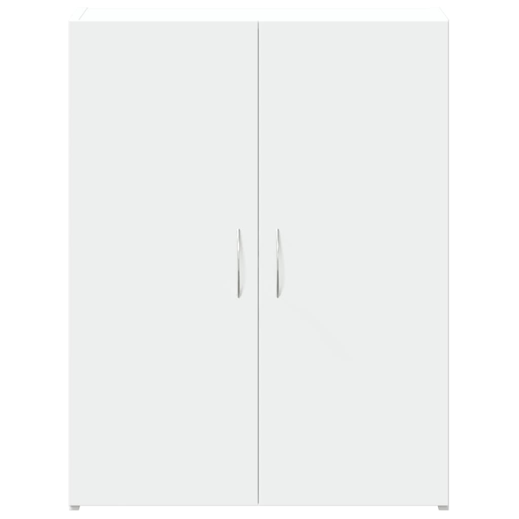 Schedario Bianco 60x32x77,5 cm in Legno Multistrato 840765