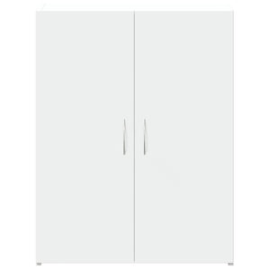 Schedario Bianco 60x32x77,5 cm in Legno Multistrato
