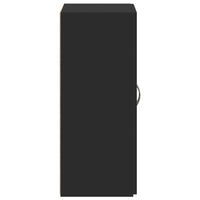 Schedario Nero 60x32x77,5 cm in Legno Multistrato 840766