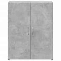 Schedario Grigio Cemento 60x32x77,5 cm in Legno Multistrato