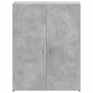 Schedario Grigio Cemento 60x32x77,5 cm in Legno Multistrato