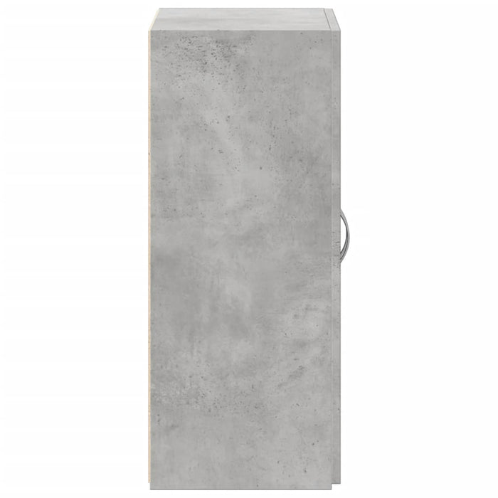 Schedario Grigio Cemento 60x32x77,5 cm in Legno Multistrato