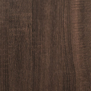 Schedario Rovere Marrone 60x32x77,5 cm in Legno Multistrato