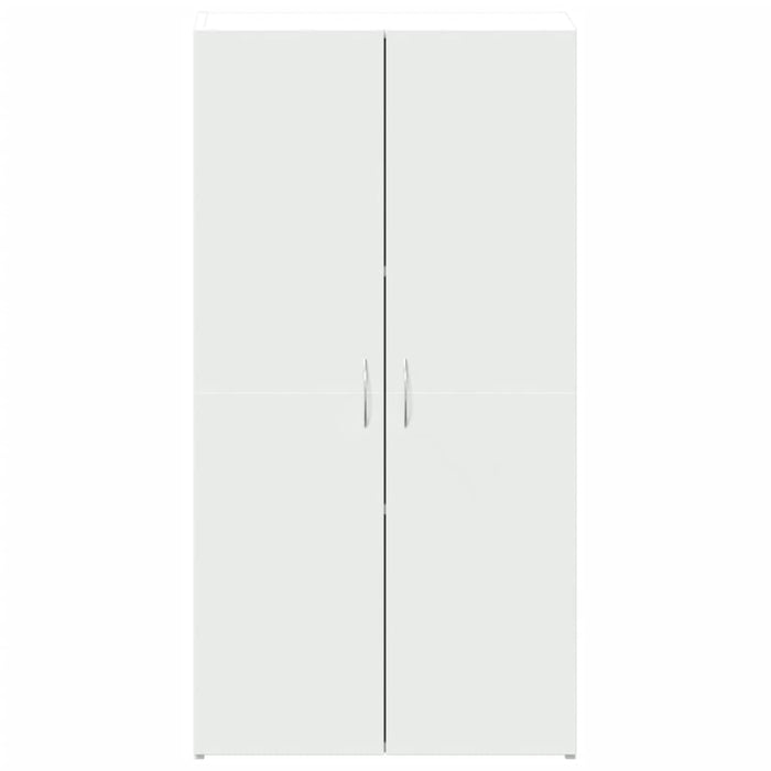 Schedario Bianco 60x32x115 cm in Legno Multistrato