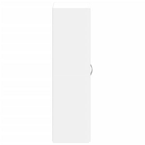 Schedario Bianco 60x32x115 cm in Legno Multistrato