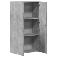 Schedario Grigio Cemento 60x32x115 cm in Legno Multistrato 840775