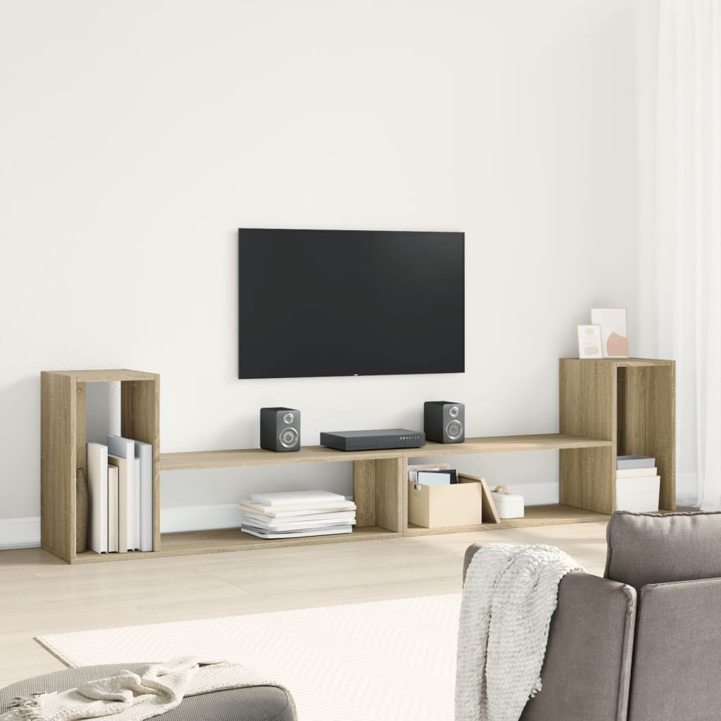 Mobili TV 2 pz Rovere Sonoma 100x30x50 cm in Legno Multistrato 840795