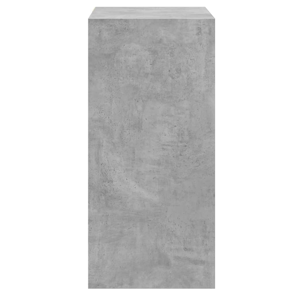 Armadio Grigio Cemento 77x48x102 cm in Legno Multistrato 840810