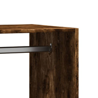 Armadio Rovere Fumo 77x48x102 cm in Legno Multistrato 840811