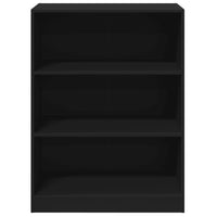 Armadio Nero 77x48x102 cm in Legno Multistrato