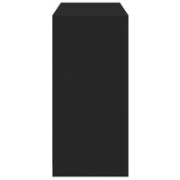 Armadio Nero 77x48x102 cm in Legno Multistrato 840822