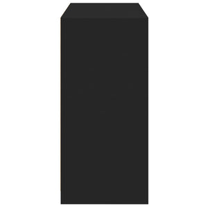 Armadio Nero 77x48x102 cm in Legno Multistrato 840822