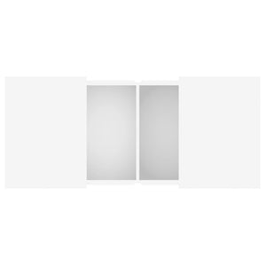 Tavolino da Salotto-Tavolino da soggiorno-Tavolo Bianco 80x55x40 cm in Legno Multistrato