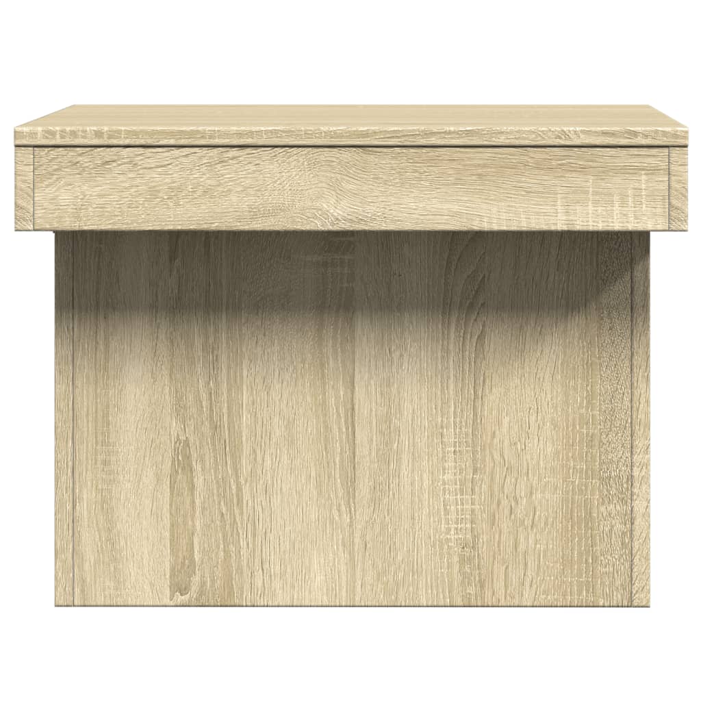 Tavolino da Salotto Rovere Sonoma 80x55x40 cm Legno Multistrato 840865