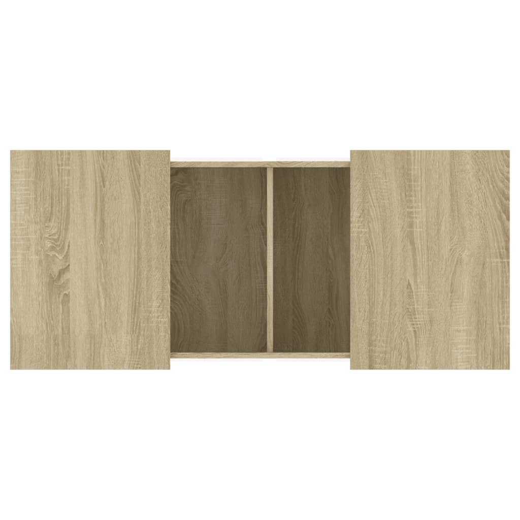 Tavolino da Salotto Rovere Sonoma 80x55x40 cm Legno Multistrato 840865